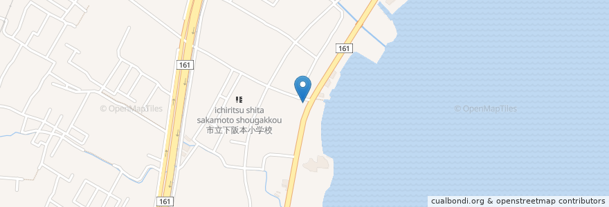 Mapa de ubicacion de 中華料理 味平 en 일본, 시가현, 大津市.