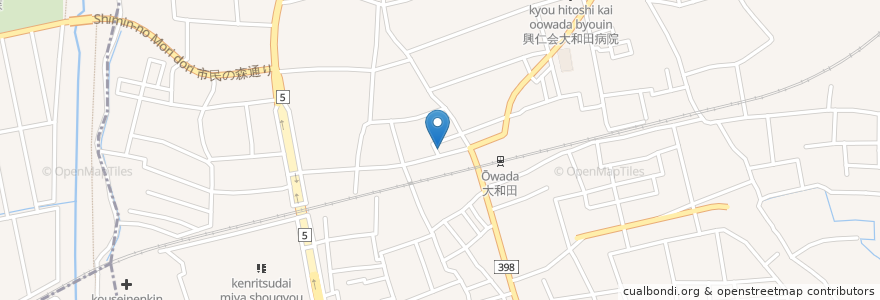 Mapa de ubicacion de さいはら内科 en Jepun, 埼玉県, さいたま市, 見沼区.