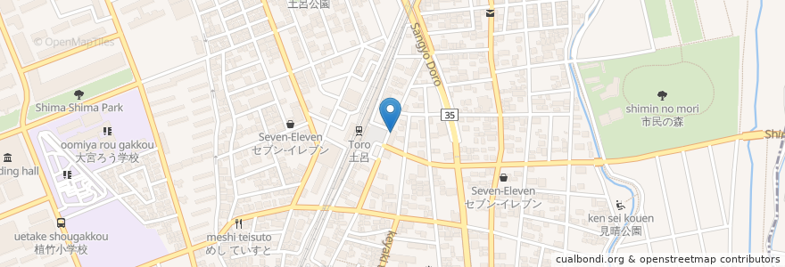 Mapa de ubicacion de SP整骨院 en 日本, 埼玉県, さいたま市, 北区.