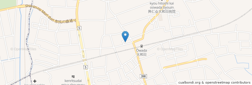 Mapa de ubicacion de アクア歯科クリニック en 日本, 埼玉県, さいたま市, 見沼区.