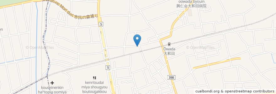Mapa de ubicacion de 松本皮膚科形成外科 en ژاپن, 埼玉県, さいたま市, 見沼区.