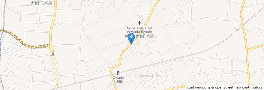 Mapa de ubicacion de カナヤデンタルクリニック en اليابان, 埼玉県, さいたま市, 見沼区.