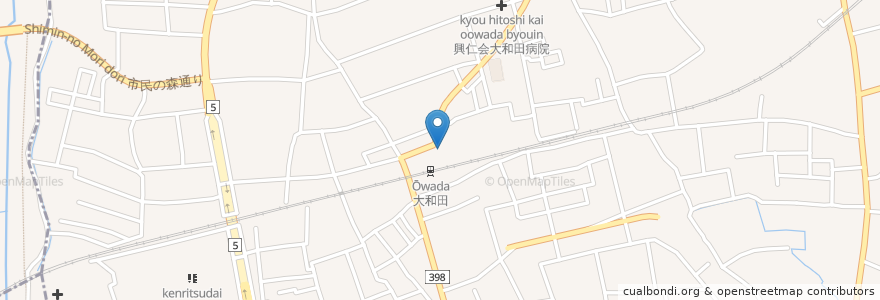 Mapa de ubicacion de 羽鳥歯科医院 en Japan, Präfektur Saitama, Saitama, 見沼区.