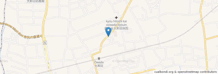 Mapa de ubicacion de ほっともっと大宮大和田店 en Jepun, 埼玉県, さいたま市, 見沼区.