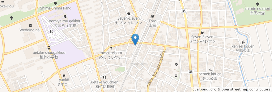 Mapa de ubicacion de 海鮮酒場とろ丸 en Giappone, Prefettura Di Saitama, さいたま市, 北区.