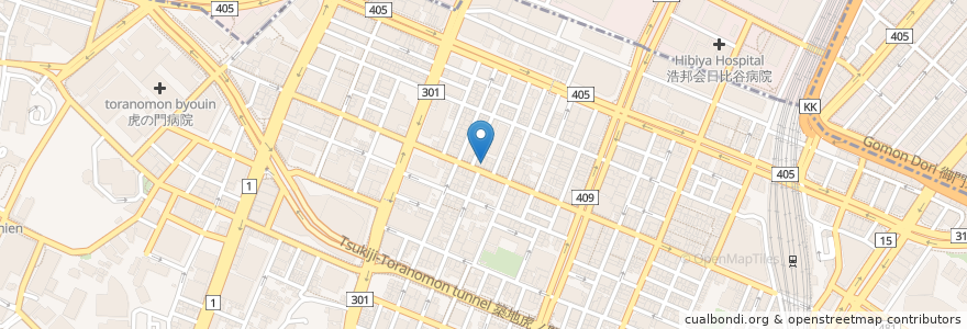Mapa de ubicacion de 石川しか en Japonya, 東京都, 港区.