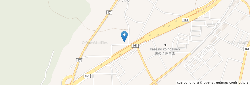 Mapa de ubicacion de 三原医院 en Japan, Präfektur Shiga, 大津市.