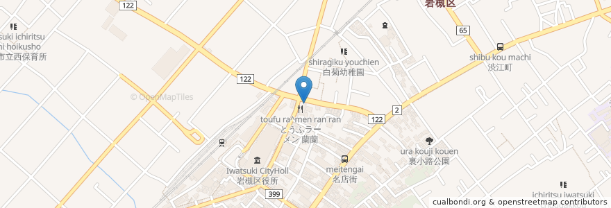 Mapa de ubicacion de 林整形外科 en Япония, Сайтама, Сайтама, 岩槻区.