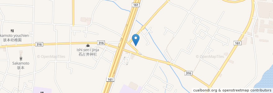 Mapa de ubicacion de 和ダイニング てのひら en Japón, Prefectura De Shiga, 大津市.