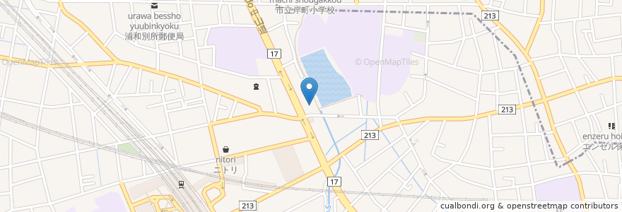Mapa de ubicacion de 木曽路 en 日本, 埼玉県, さいたま市, 南区.