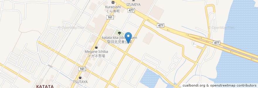 Mapa de ubicacion de 喫茶軽食 万亀 en 日本, 滋賀県, 大津市.