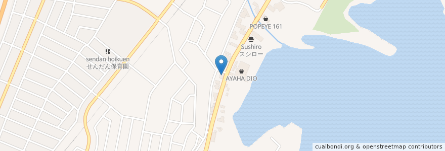 Mapa de ubicacion de 豚骨ノ力 en 日本, 滋賀県, 大津市.