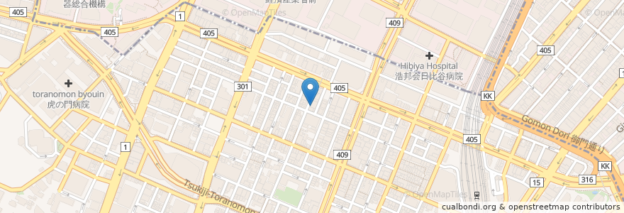 Mapa de ubicacion de 龍祥軒 en Giappone, Tokyo, Minato.