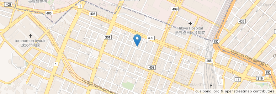 Mapa de ubicacion de 故郷味 en ژاپن, 東京都, 港区.