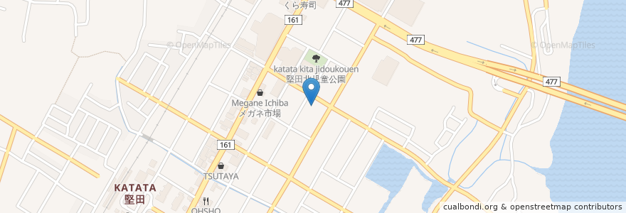 Mapa de ubicacion de スギ薬局 堅田東店 en Japon, Préfecture De Shiga, 大津市.
