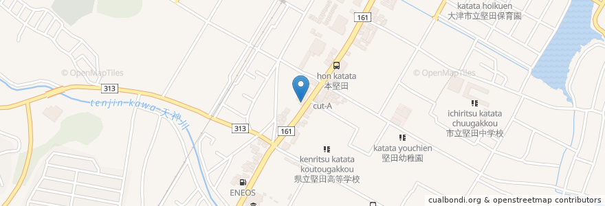 Mapa de ubicacion de 松江動物病院 en Japan, 滋賀県, 大津市.