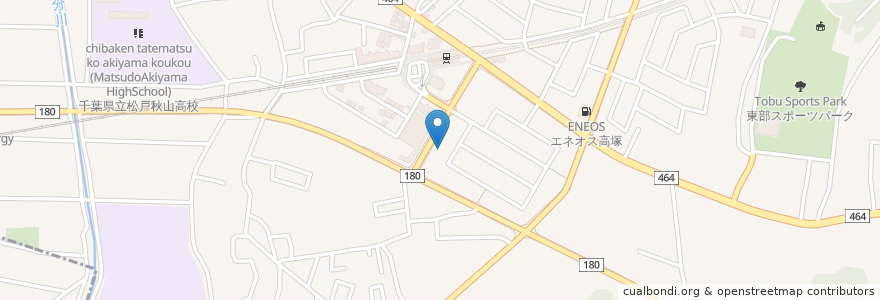 Mapa de ubicacion de Wam en ژاپن, 千葉県, 松戸市.