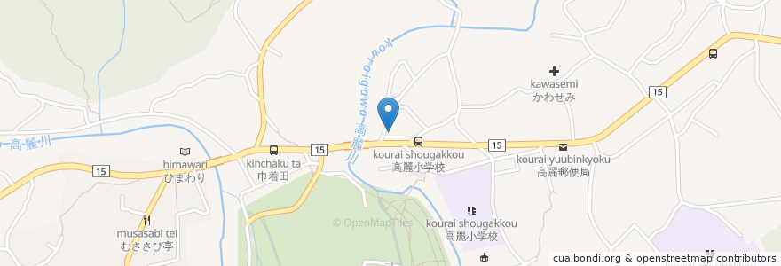 Mapa de ubicacion de 手打そば玄蔵 en Япония, Сайтама, 日高市.
