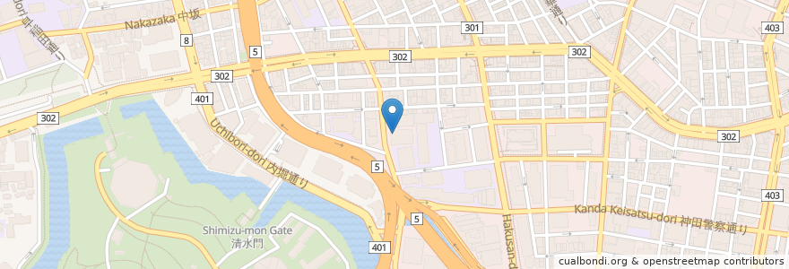 Mapa de ubicacion de 未来食堂 en اليابان, 東京都, 千代田区.
