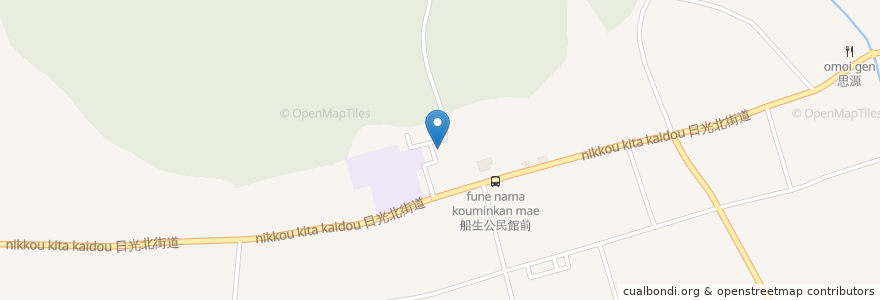 Mapa de ubicacion de 八坂神社 en Japonya, 栃木県, 塩谷郡, 塩谷町.