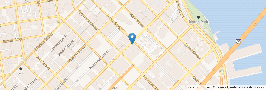 Mapa de ubicacion de Joe & The Juice en 美利坚合众国/美利堅合眾國, 加利福尼亚州/加利福尼亞州, 旧金山市县/三藩市市縣/舊金山市郡, 旧金山.