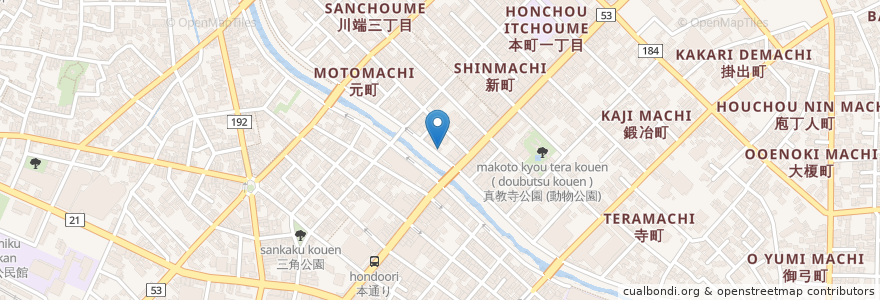 Mapa de ubicacion de 荒木神社 en Japan, 鳥取県, 鳥取市.