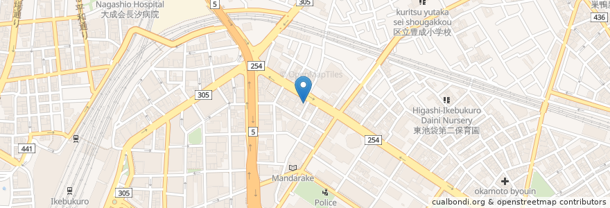 Mapa de ubicacion de ルービックハウス en 日本, 东京都/東京都, 豊島区.