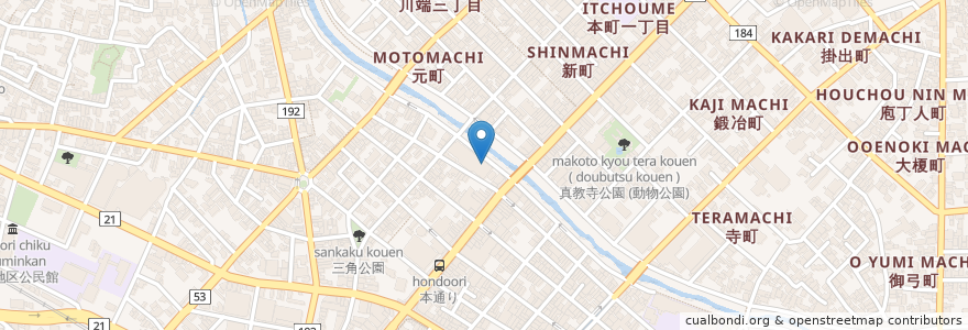 Mapa de ubicacion de うまいもん酒場 魚頂天 en 일본, 돗토리현, 鳥取市.