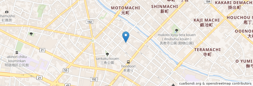 Mapa de ubicacion de ムッシュ たけぞう en Japan, Präfektur Tottori, 鳥取市.