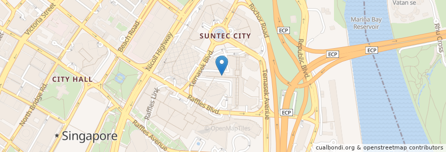 Mapa de ubicacion de Tomi Sushi en 新加坡, 中区.