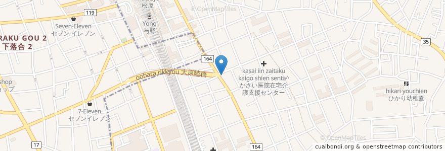 Mapa de ubicacion de 北越銀行浦和支店 en Япония, Сайтама, Сайтама, 浦和区.