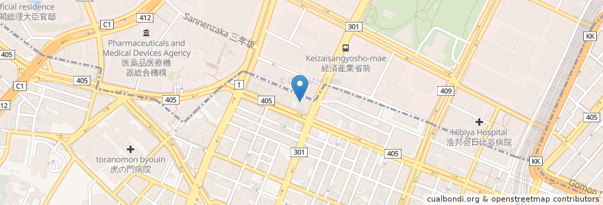 Mapa de ubicacion de Camerino en 일본, 도쿄도.