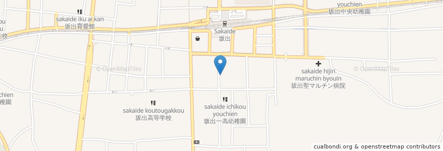 Mapa de ubicacion de みのりクリニック en 日本, 香川县, 坂出市.