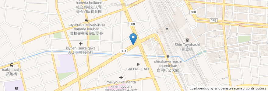 Mapa de ubicacion de もぐらパーク西出口 en 日本, 愛知県, 豊橋市.