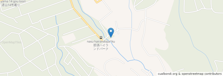 Mapa de ubicacion de フードコート en Japan, Präfektur Tochigi, 那須郡, 那須町.