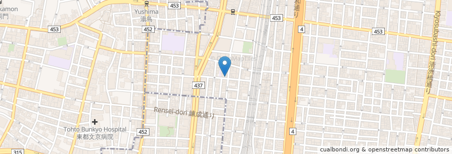 Mapa de ubicacion de 春子屋 en Giappone, Tokyo, 台東区.