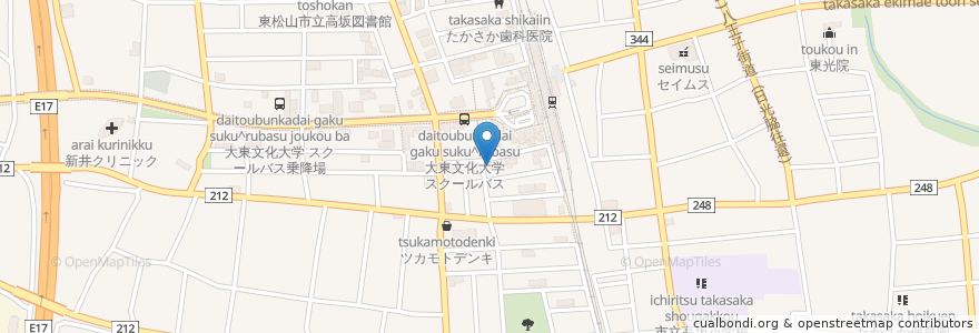 Mapa de ubicacion de しるや en Japão, 埼玉県, 東松山市.