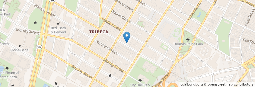 Mapa de ubicacion de CityMD Urgent Care en 美利坚合众国/美利堅合眾國, 纽约州 / 紐約州, 纽约, 纽约县, Manhattan Community Board 1, Manhattan.