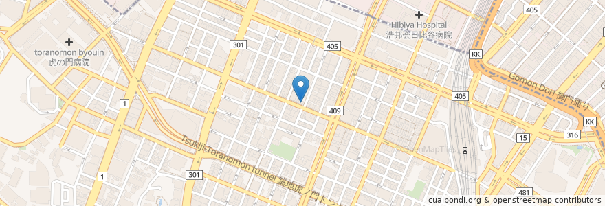 Mapa de ubicacion de ルノン en Japan, Tokio, 港区.