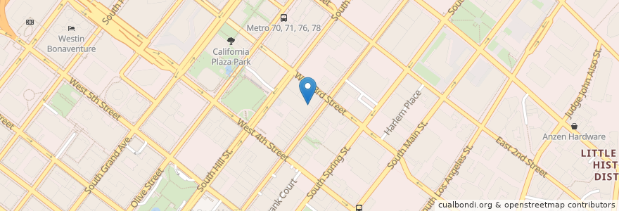 Mapa de ubicacion de Eggslut en Estados Unidos Da América, Califórnia, Los Angeles County, Los Angeles.
