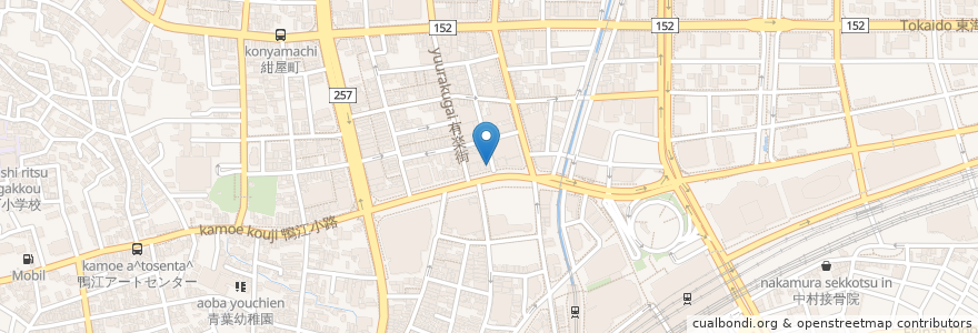 Mapa de ubicacion de ミライザカ en Japonya, 静岡県, 浜松市, 中区.