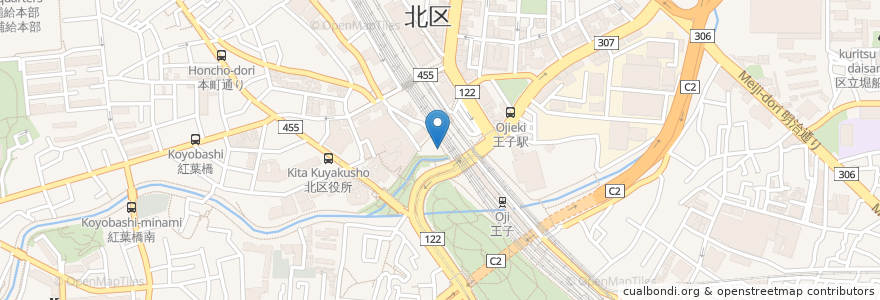 Mapa de ubicacion de スナックわがママ en Jepun, 東京都, 北区.