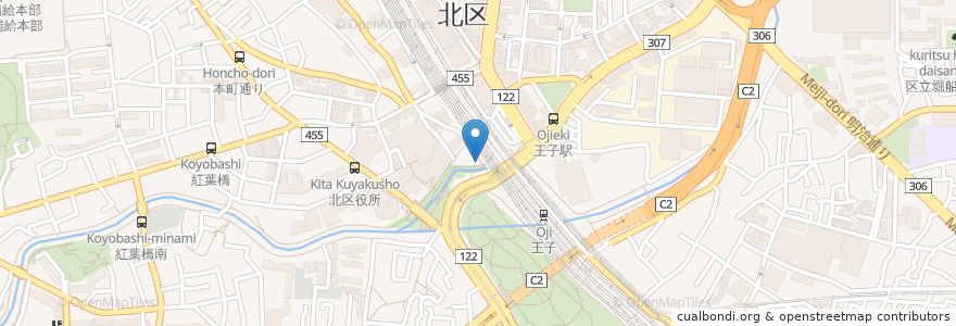 Mapa de ubicacion de サザンコンフォート en Japón, Tokio, Kita.