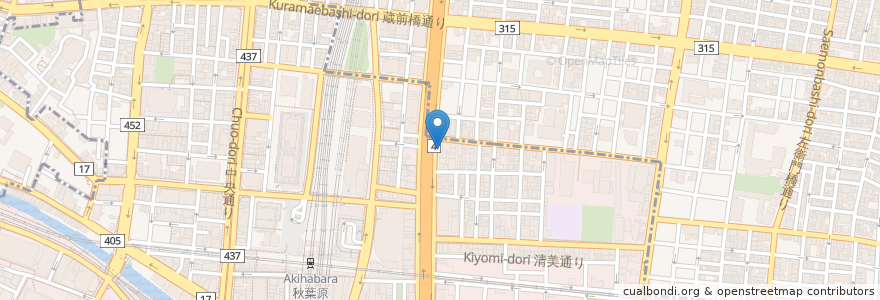 Mapa de ubicacion de なぜ蕎麦にラー油を入れるのか。 en Japón, Tokio.
