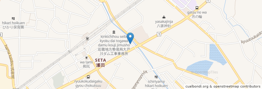 Mapa de ubicacion de 棚橋整形外科医院 en Japão, 滋賀県, 大津市.