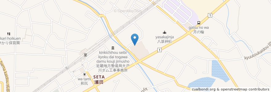Mapa de ubicacion de コーヒーショップ イシイ en Япония, Сига, 大津市.
