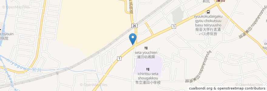Mapa de ubicacion de 焼肉あきすえ en 日本, 滋賀県, 大津市.