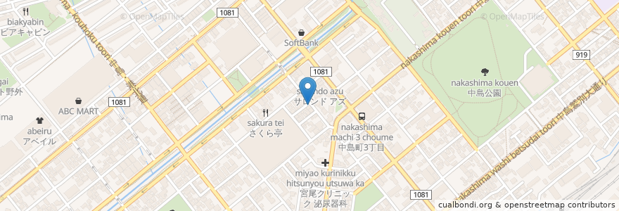 Mapa de ubicacion de シェ モア en Japón, Prefectura De Hokkaidō, 胆振総合振興局, 室蘭市.