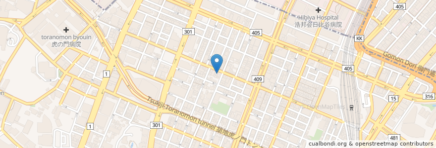 Mapa de ubicacion de 西新橋クリニック en 日本, 東京都, 港区.
