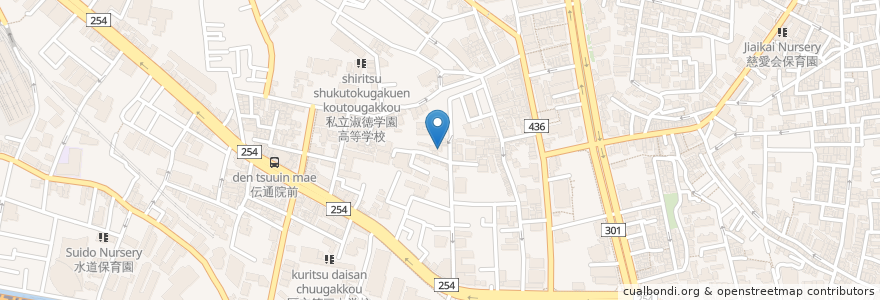 Mapa de ubicacion de 上富坂教会 en Japão, Tóquio, 文京区.
